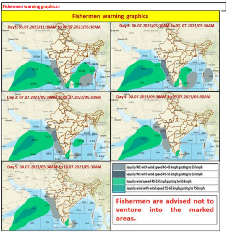 July 5: Heavy to very heavy rainfall very likely at a few places and ...